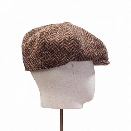 4Картинка Коричневая кепка восьмиклинка Hanna Hats