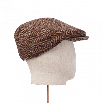 4Картинка Коричневая плоская кепка Hanna Hats Vintage