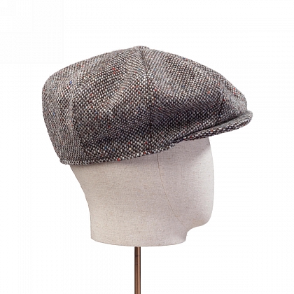 4Картинка Серая кепка восьмиклинка Hanna Hats
