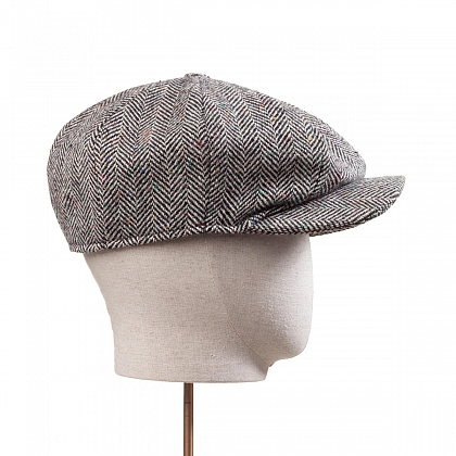 4Картинка Серая кепка восьмиклинка Hanna Hats Abbey