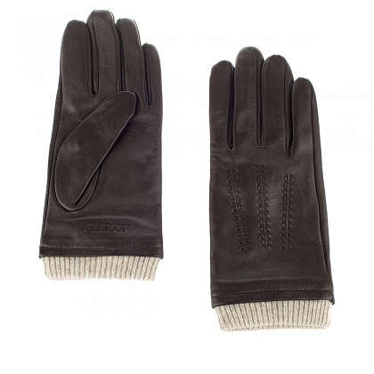 2Картинка Перчатки Stetson Sheepskin Conductive Dark Brown