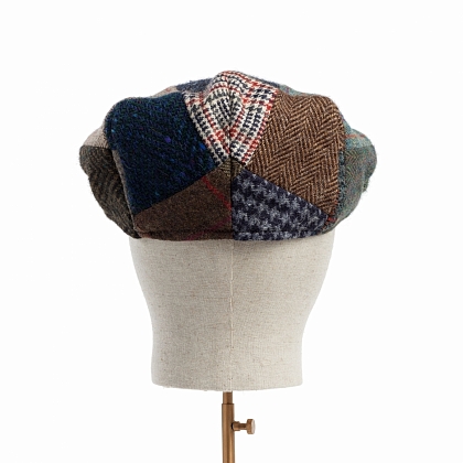5Картинка Лоскутная плоская кепка Hanna Hats Vintage