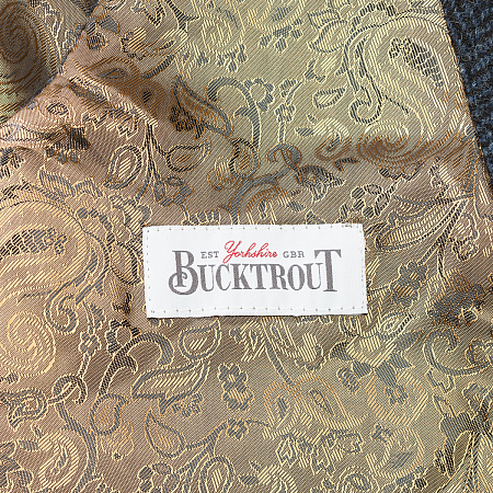 Bucktrout Iain Navy Herringbone