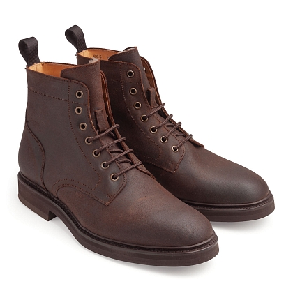 2Картинка Высокие ботинки Berwick 665 Waxy Soft Comm.Snuff Vibram B