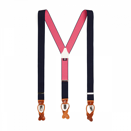 Albert Thurston 2631/286/38 Navy Pink Dots