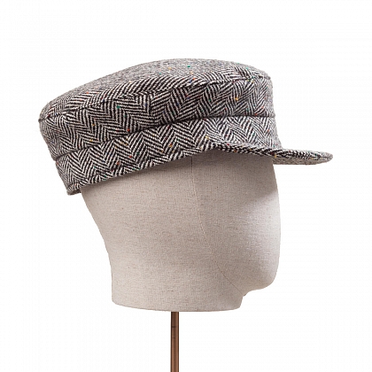 4Картинка Серая кепка шкипер Hanna Hats Skipper
