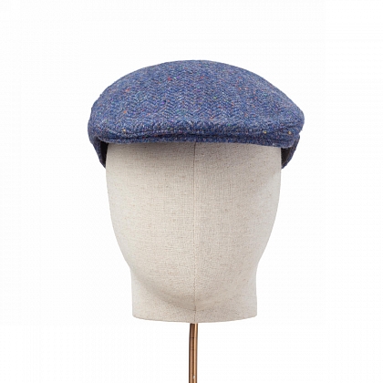 3Картинка Голубая плоская кепка Hanna Hats Tailor
