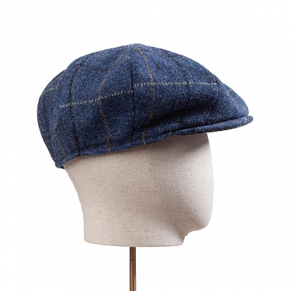 4Картинка Голубая кепка восьмиклинка Hanna Hats