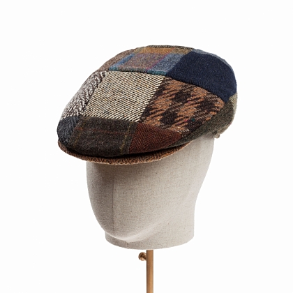 2Картинка Лоскутная плоская кепка Hanna Hats Vintage