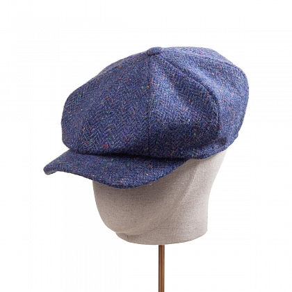 2Картинка Голубая кепка восьмиклинка Hanna Hats Abbey