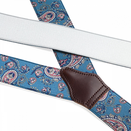 Albert Thurston 2571/1/132 Blue Paisley