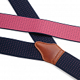 Albert Thurston 2631/286/38 Navy Pink Dots