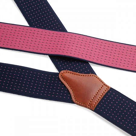 Albert Thurston 2631/286/38 Navy Pink Dots