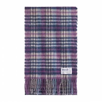 3Картинка Шарф Edinburgh Lambswool Cluster Gingham Linen Denim
