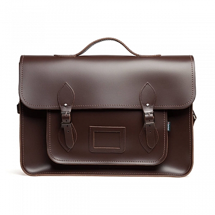 2Картинка 16-inch Classic Satchel Dark Brown