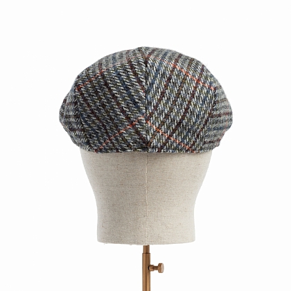5Картинка Серо-синяя плоская кепка Hanna Hats Vintage Cap 5