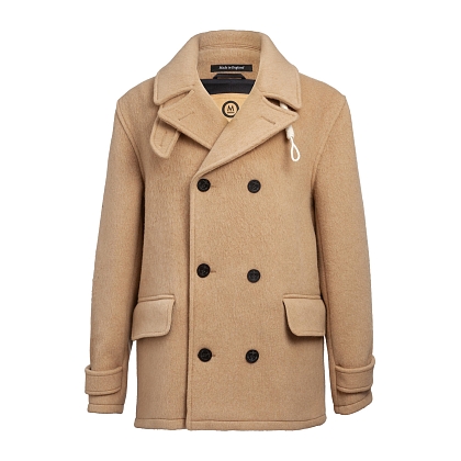 2Картинка Пальто-бушлат Original Montgomery Teddy Pea Coat Camel/Tan