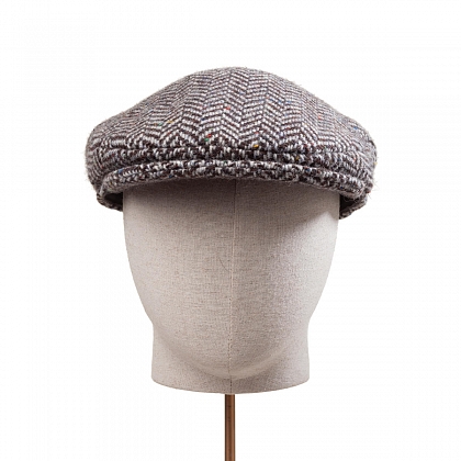 3Картинка Черно-белая плоская кепка Hanna Hats Vintage