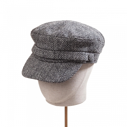 2Картинка Серая кепка шкипер Hanna Hats Wild Atlantic