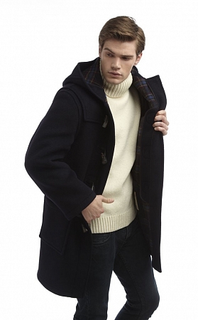 Original Montgomery Classic Duffle Coat Navy