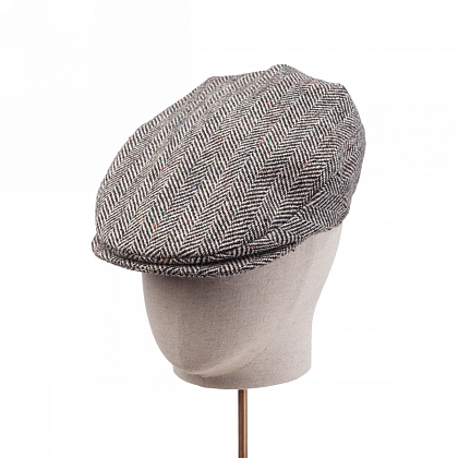 2Картинка Серая плоская кепка Hanna Hats Vintage