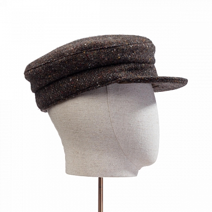 4Картинка Темно-серая кепка шкипер Hanna Hats Skipper
