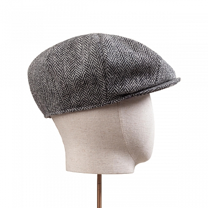 4Картинка Серая кепка восьмиклинка Hanna Hats