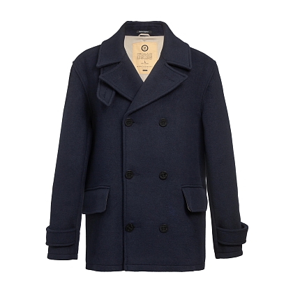 2Картинка Пальто-бушлат Original Montgomery Teddy Pea Coat Navy