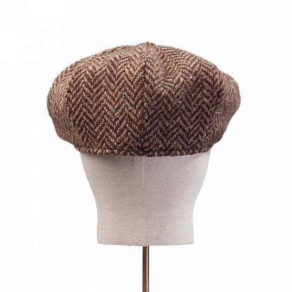 5Картинка Коричневая кепка восьмиклинка Hanna Hats