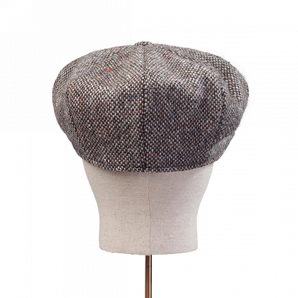 5Картинка Серая кепка восьмиклинка Hanna Hats