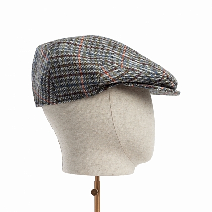 4Картинка Серо-синяя плоская кепка Hanna Hats Vintage Cap 5
