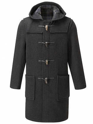 2Картинка Original Montgomery Classic Duffle Coat Charcoal