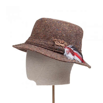 3Картинка Темно-коричневая шляпа Hanna Hats Walking