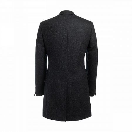Bucktrout Murdo Overcoat Grey Plain