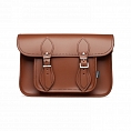 11.5-inch Classic Satchel Brown