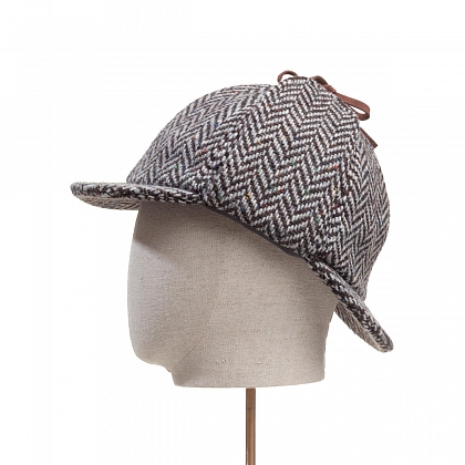 3Картинка Черно-белая шляпа Hanna Hats Sherlock