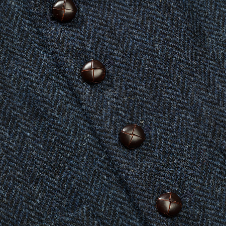 Bucktrout Iain Navy Herringbone