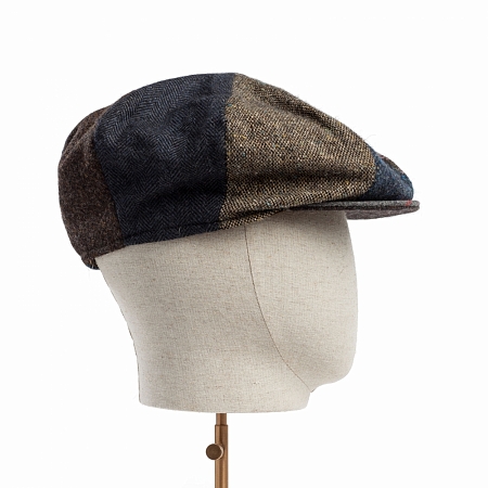 Hanna Hats Eight Piece Cap Patchwork
