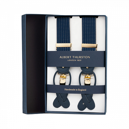 2Картинка Albert Thurston 2604/3/14 Navy Dots