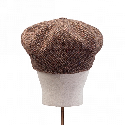 5Картинка Темно-коричневая кепка восьмиклинка Hanna Hats