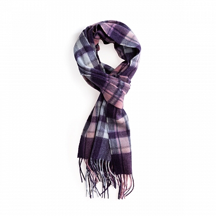 2Картинка Шарф Edinburgh Lambswool Henold Blackberry Blue Camella