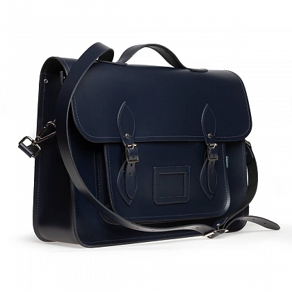 4Картинка 16-inch Classic Satchel Navy