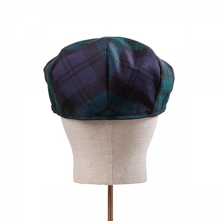 Hanna Hats Vintage Tartan Black Watch