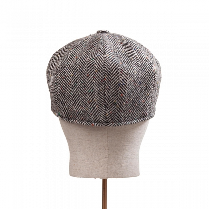 5Картинка Темно-серая кепка восьмиклинка Hanna Hats JP