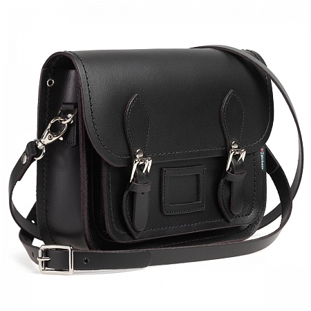9-inch Classic Midi Satchel Black