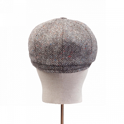 5Картинка Серая кепка восьмиклинка Hanna Hats Newsboy