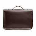 14.5-inch Classic Satchel Dark Brown