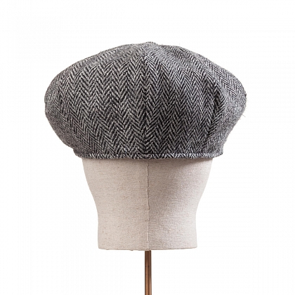 5Картинка Серая кепка восьмиклинка Hanna Hats