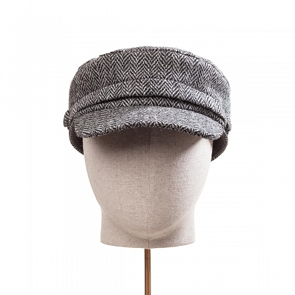 3Картинка Серая кепка шкипер Hanna Hats Wild Atlantic