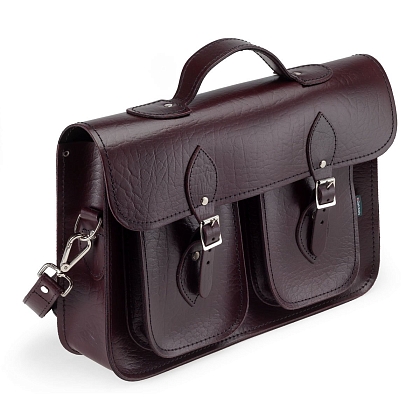 3Картинка 14.5-inch Classic Satchel Marsala Red